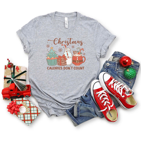 Christmas Calories Don't Count Funny Holiday Unisex Shirt