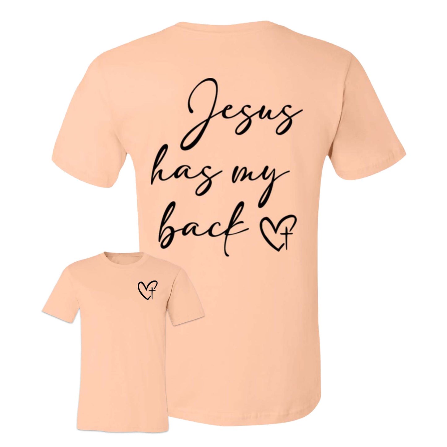 Jesus Has My Back Religious Shirt