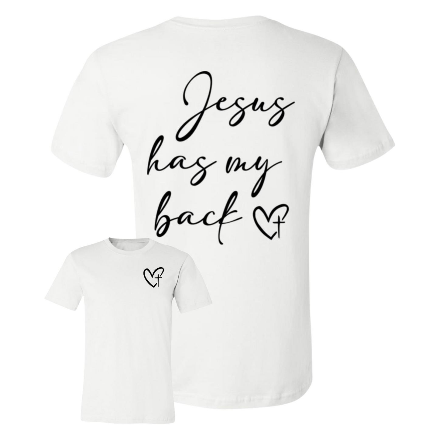 Jesus Has My Back Religious Shirt