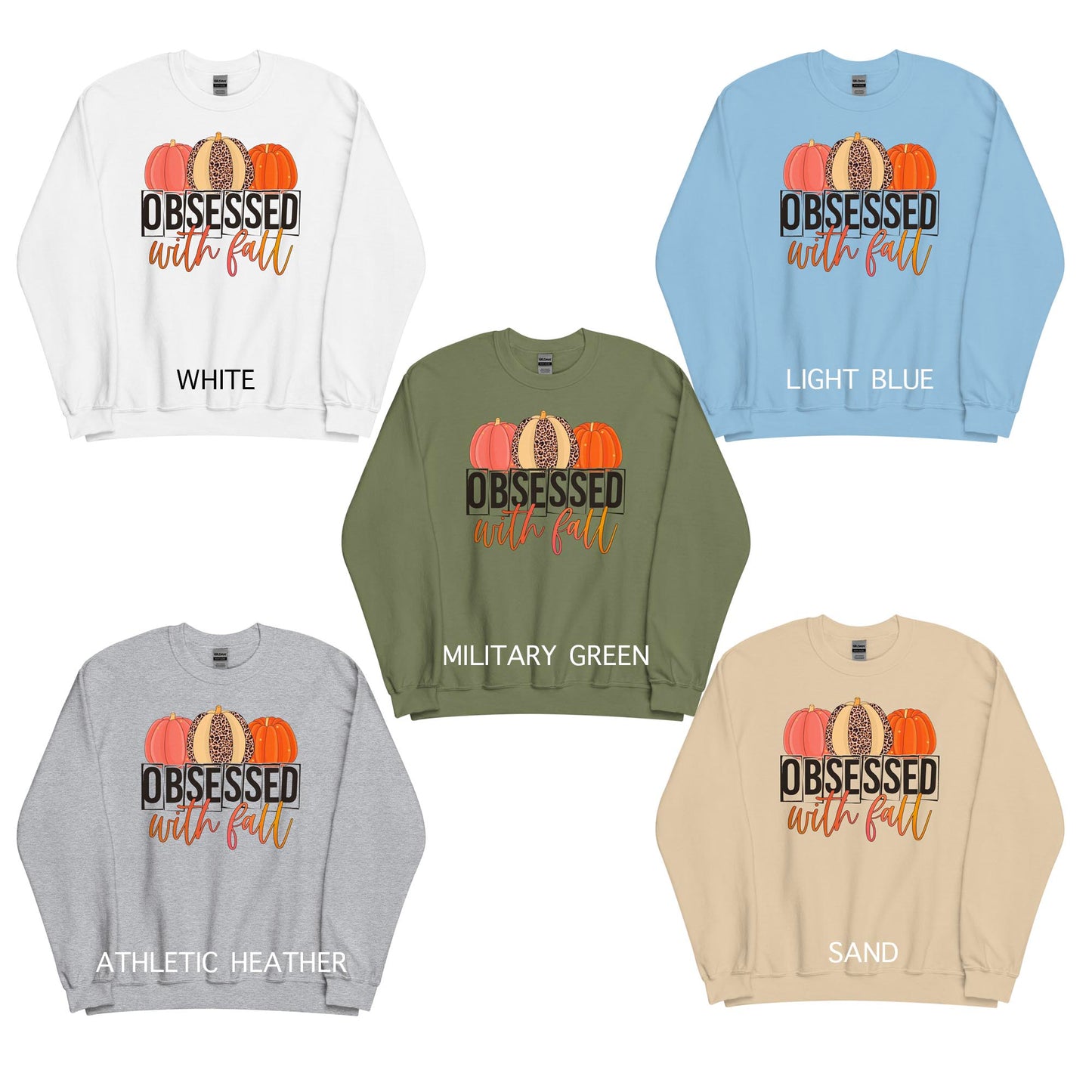 OBSESSED WITH FALL UNISEX SWEATSHIRT