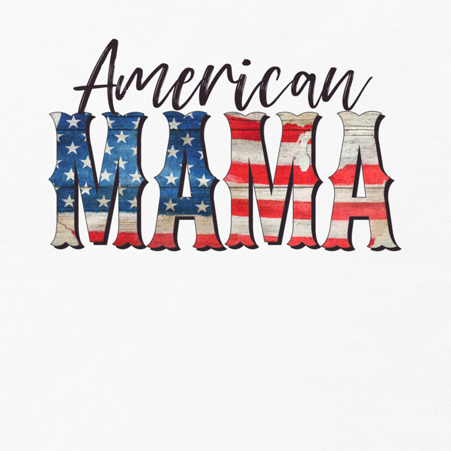 AMERICAN MAMA 4TH OF JULY SHIRT