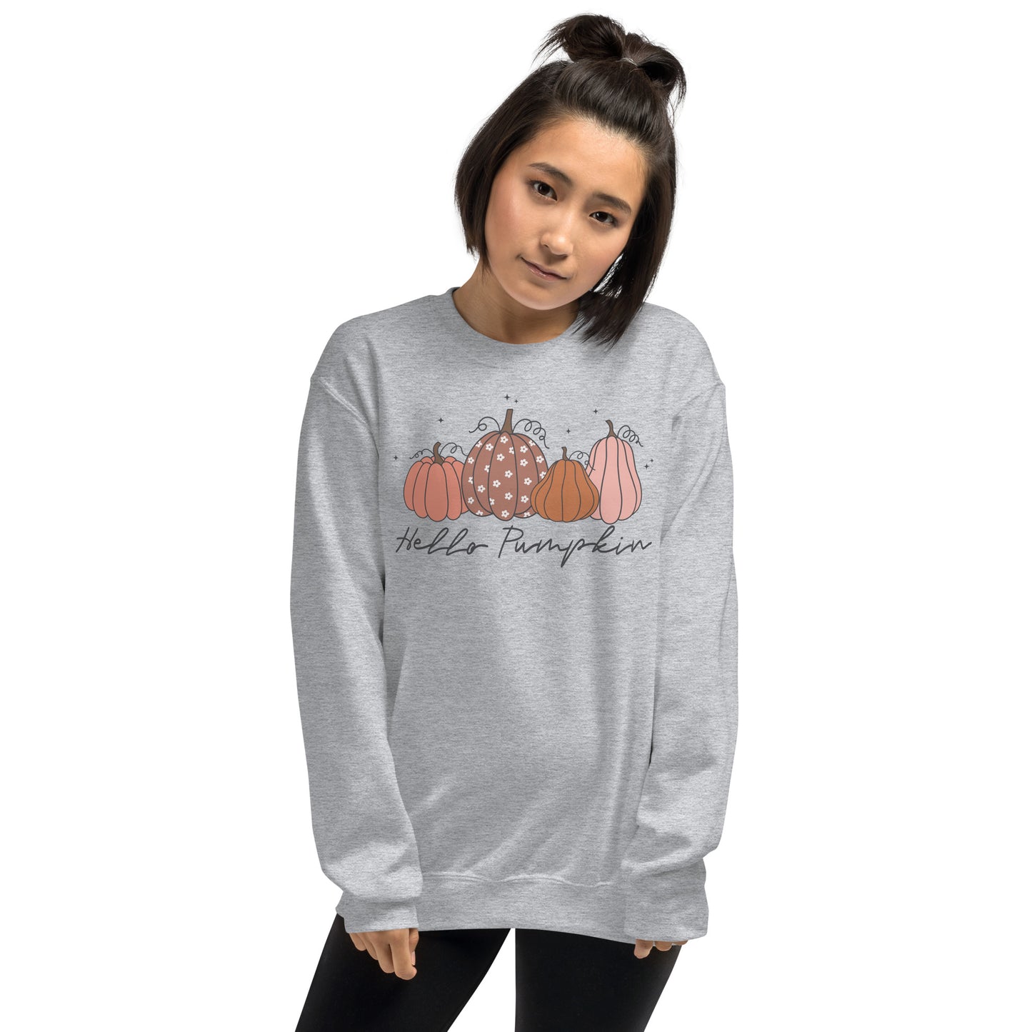 HELLO PUMPKKIN FALL UNISEX SWEATSHIRT