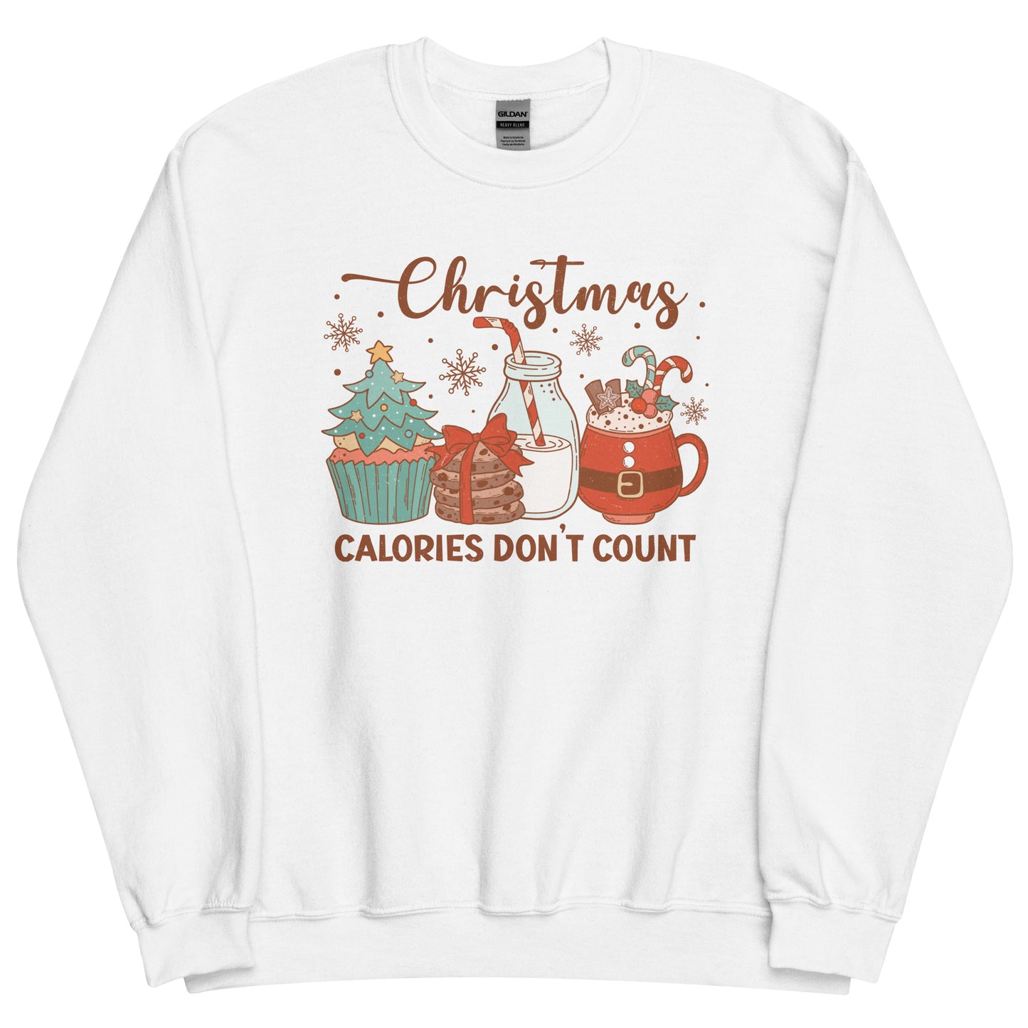 Christmas Calories Don't Count Funny Unisex Sweatshirt