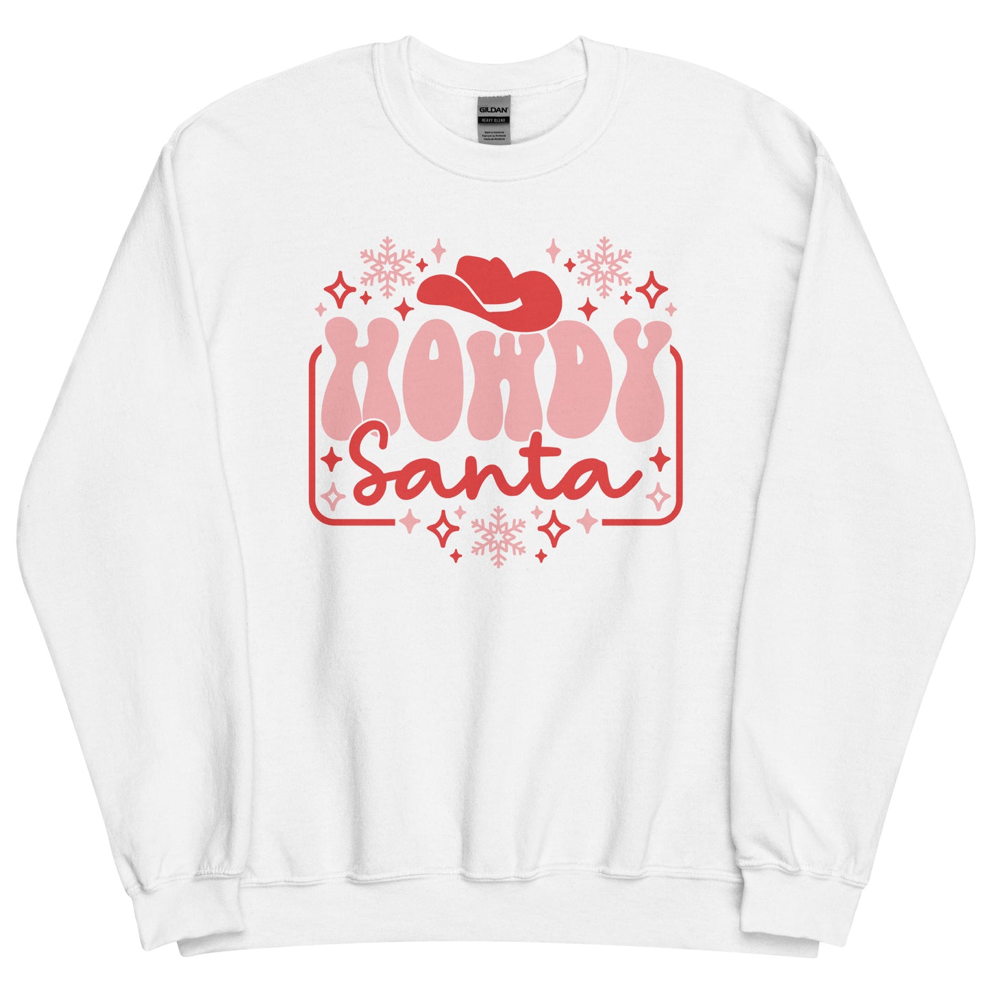 Howdy Santa Holiday Christmas Unisex Sweatshirt