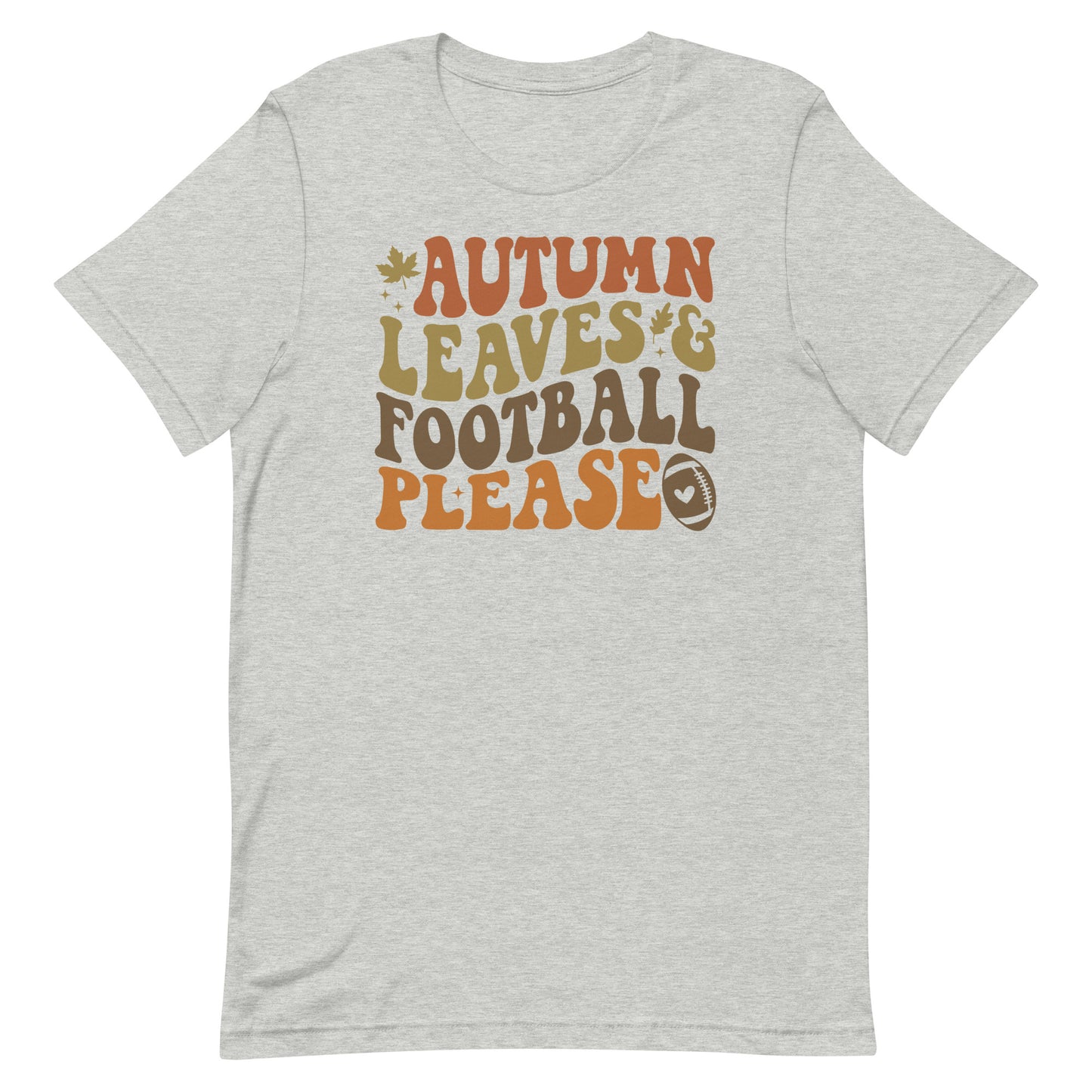 AUTUMN LEAVES FOOTBALL PLEASE FALL SHIRT