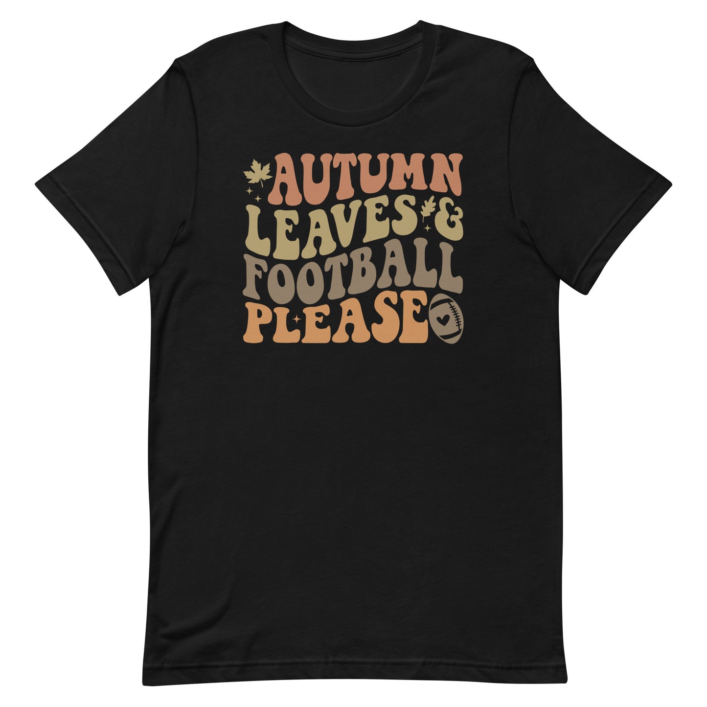 AUTUMN LEAVES FOOTBALL PLEASE FALL SHIRT