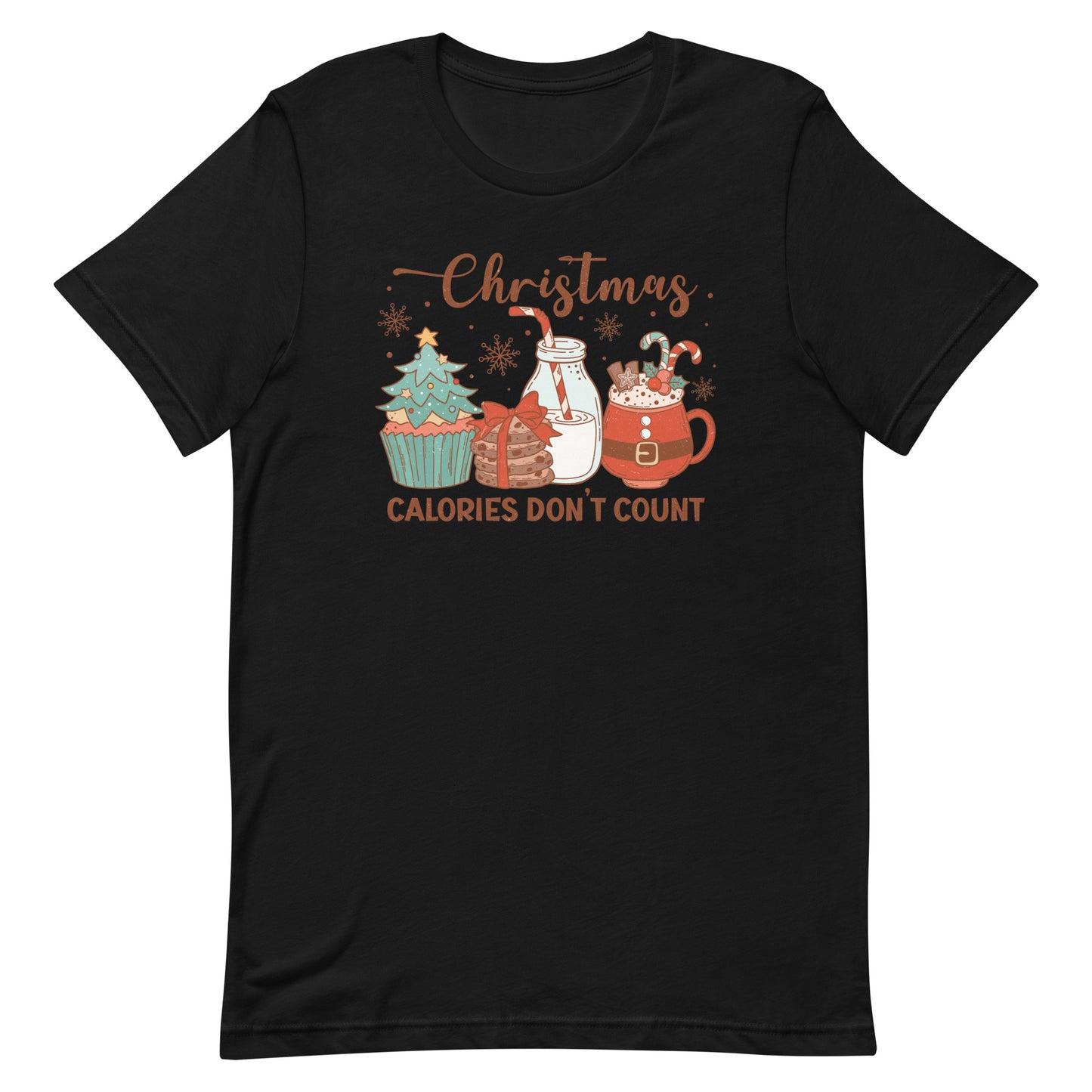 Christmas Calories Don't Count Funny Holiday Unisex Shirt