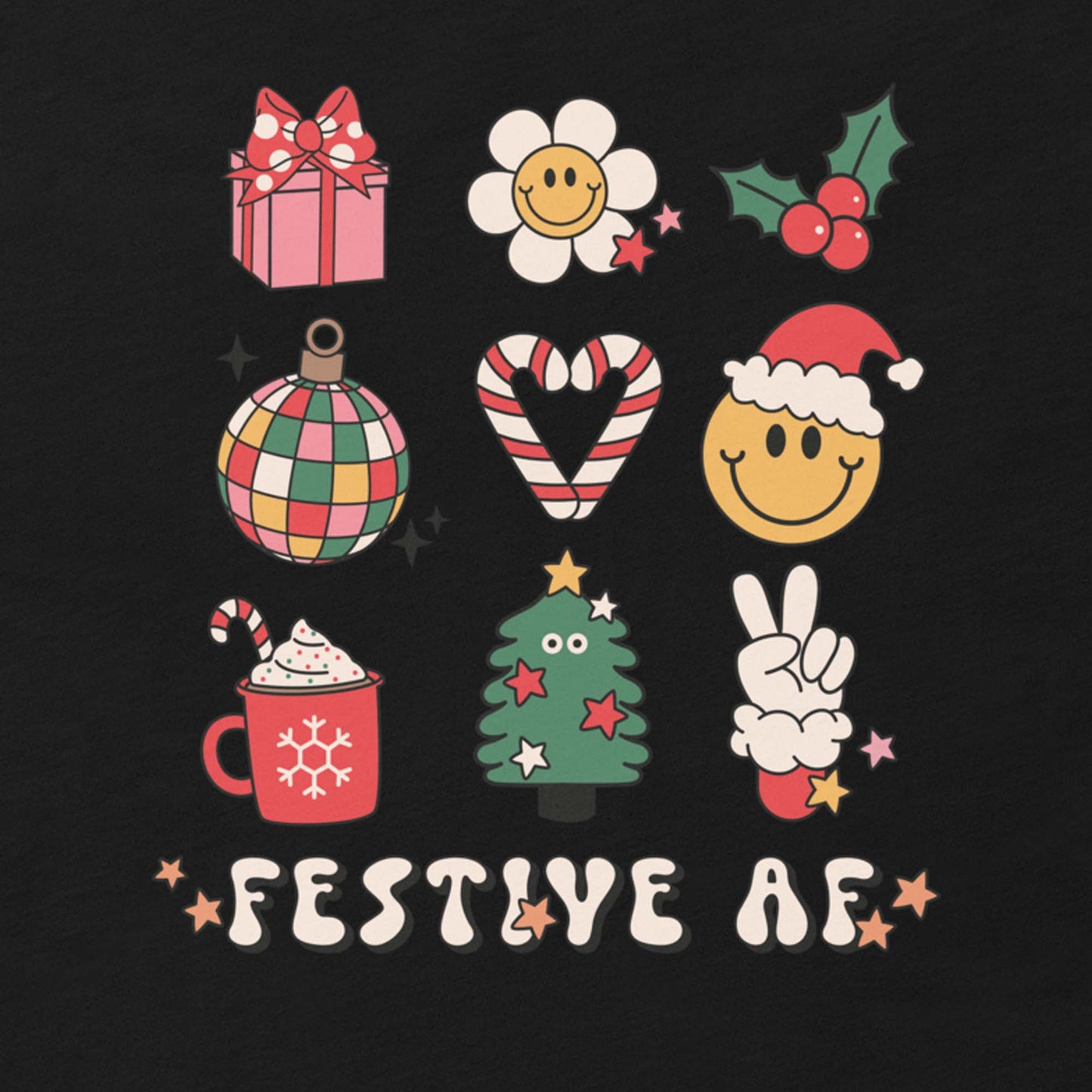 Festive AF Christmas Holiday Unisex Shirt