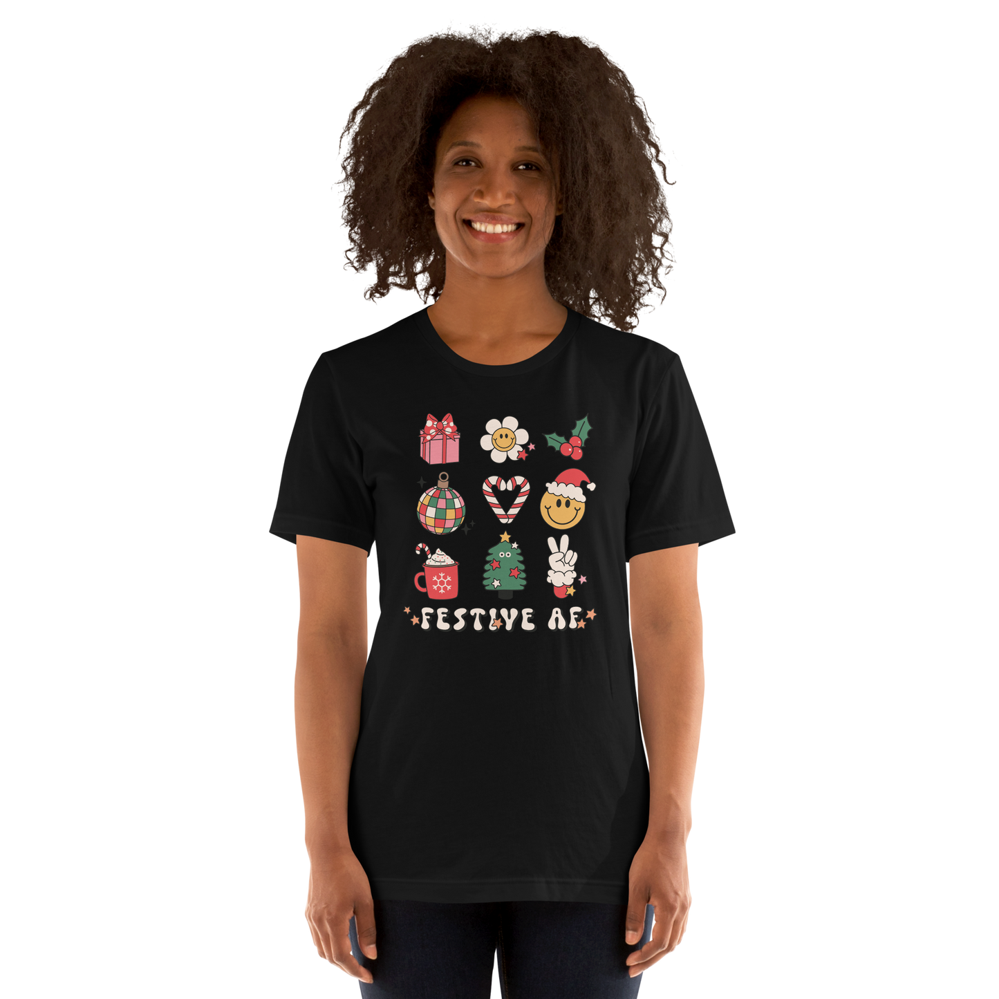 Festive AF Christmas Holiday Unisex Shirt