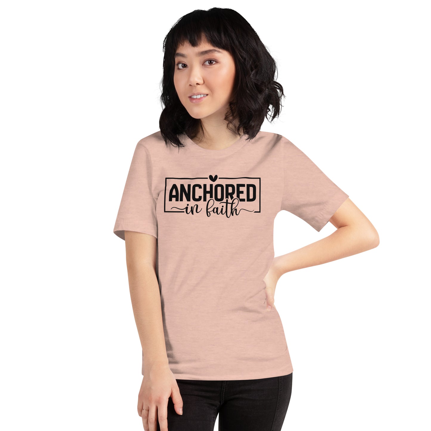 Anchored in Faith Religious Shirt