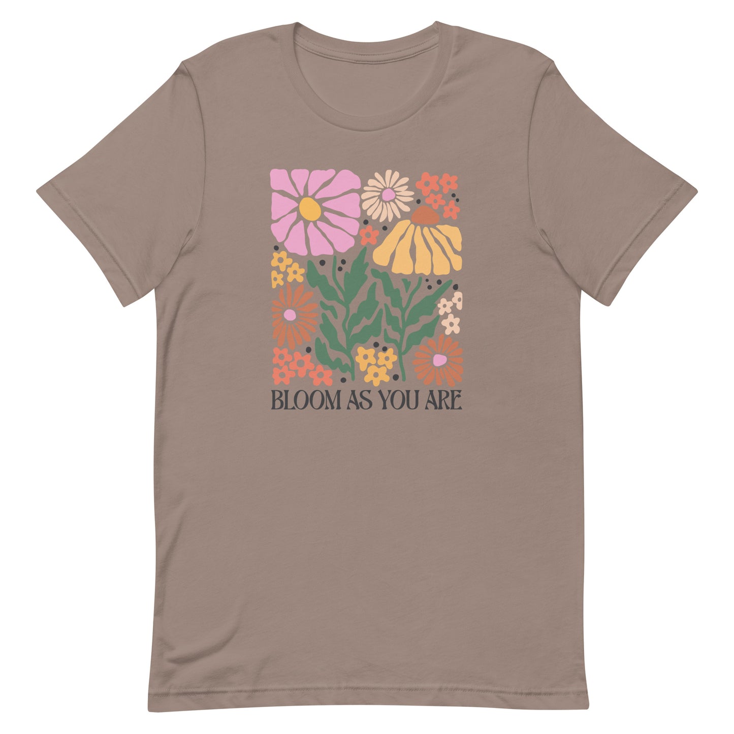 Bloom As You Are Boho Floral Motivational Shirt