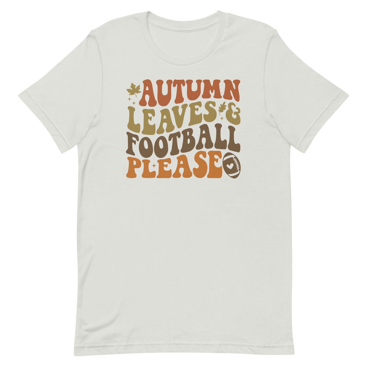 AUTUMN LEAVES FOOTBALL PLEASE FALL SHIRT