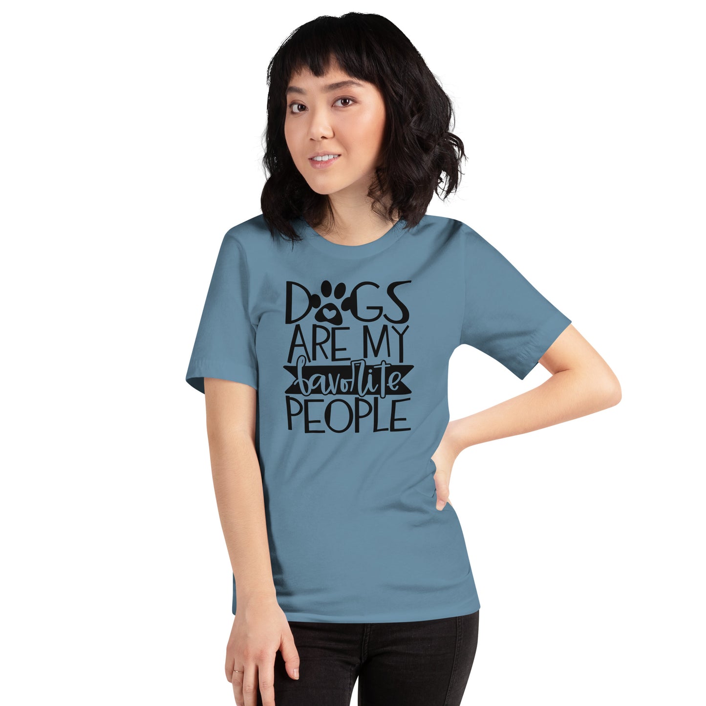 DOGS ARE MY FAVORITE PEOPLE FUNNY SHIRT