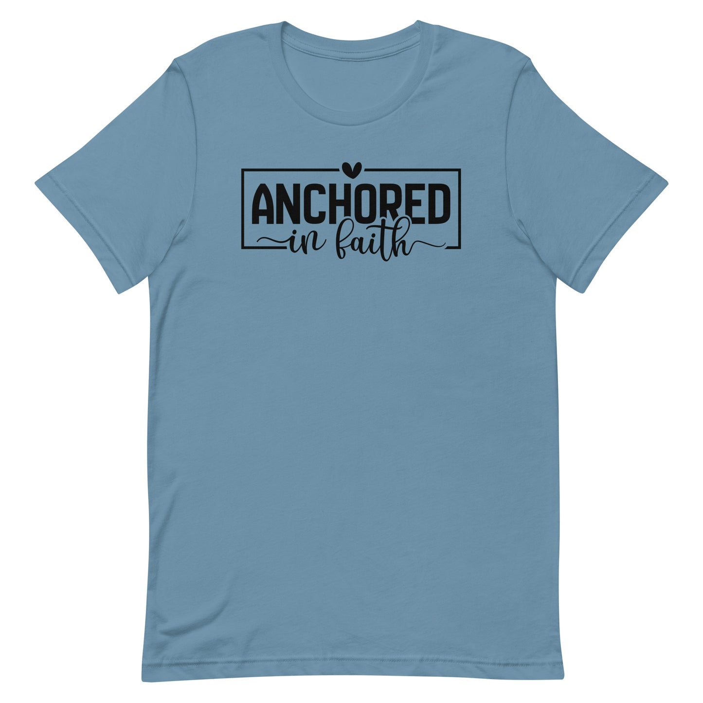 Anchored in Faith Religious Shirt