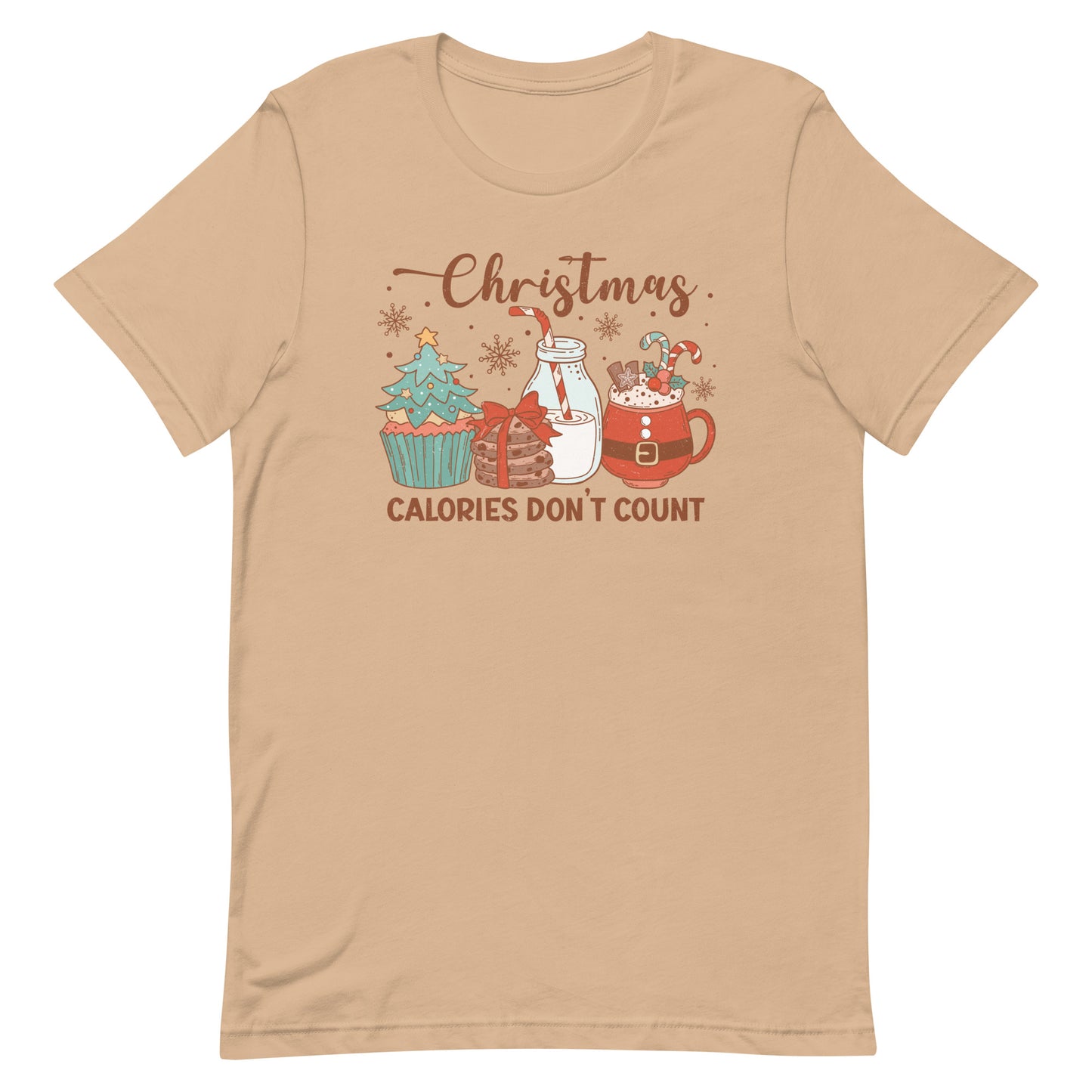 Christmas Calories Don't Count Funny Holiday Unisex Shirt