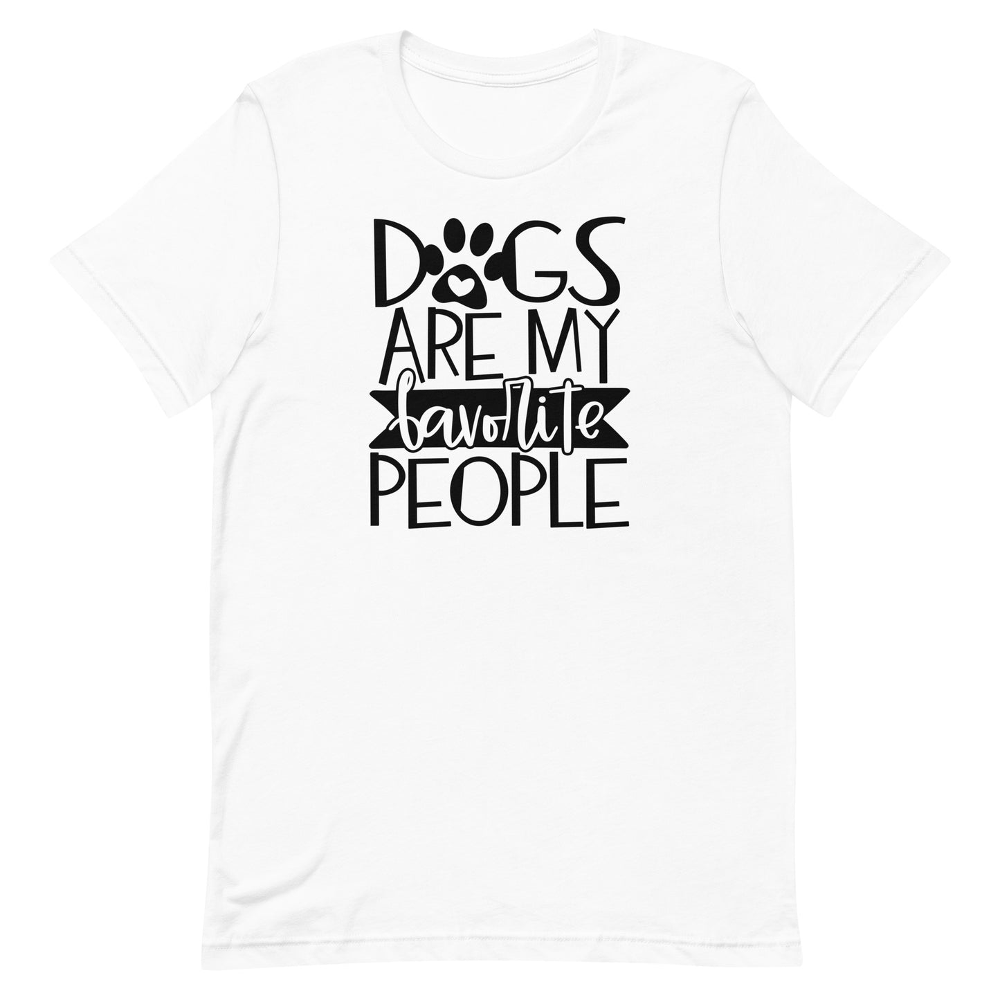 DOGS ARE MY FAVORITE PEOPLE FUNNY SHIRT