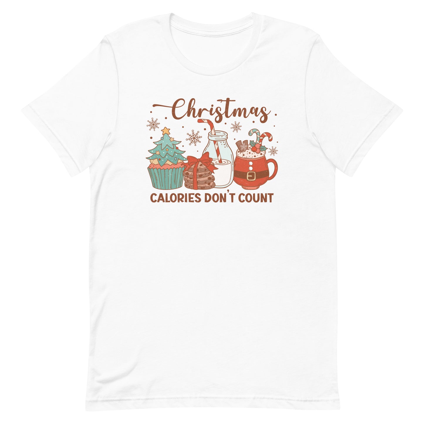 Christmas Calories Don't Count Funny Holiday Unisex Shirt