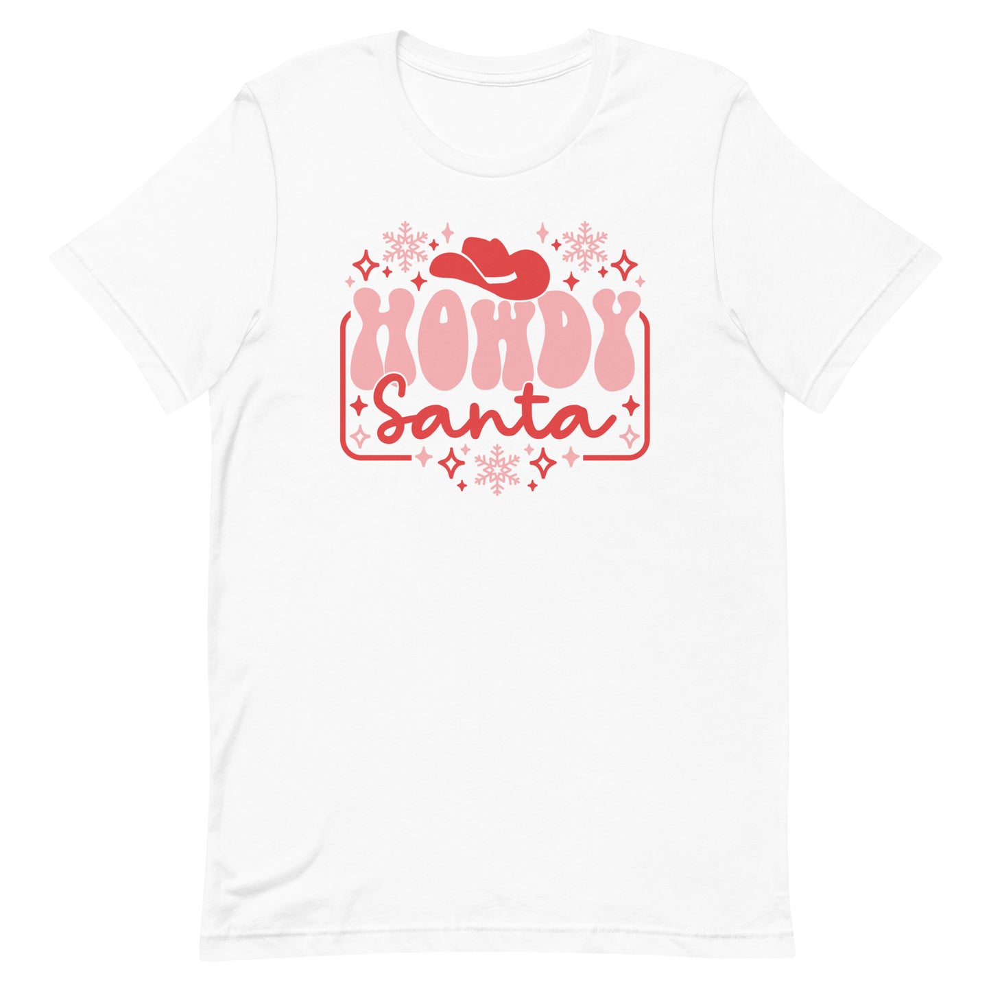 Howdy Santa Holiday Christmas Unisex t-shirt