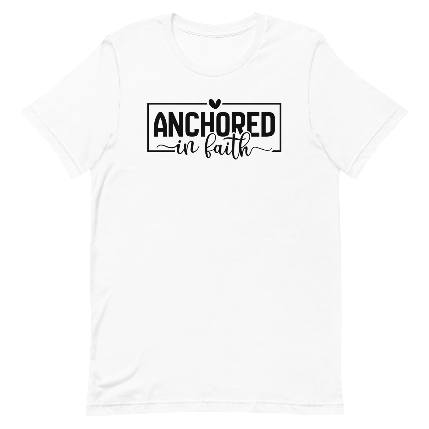 Anchored in Faith Religious Shirt