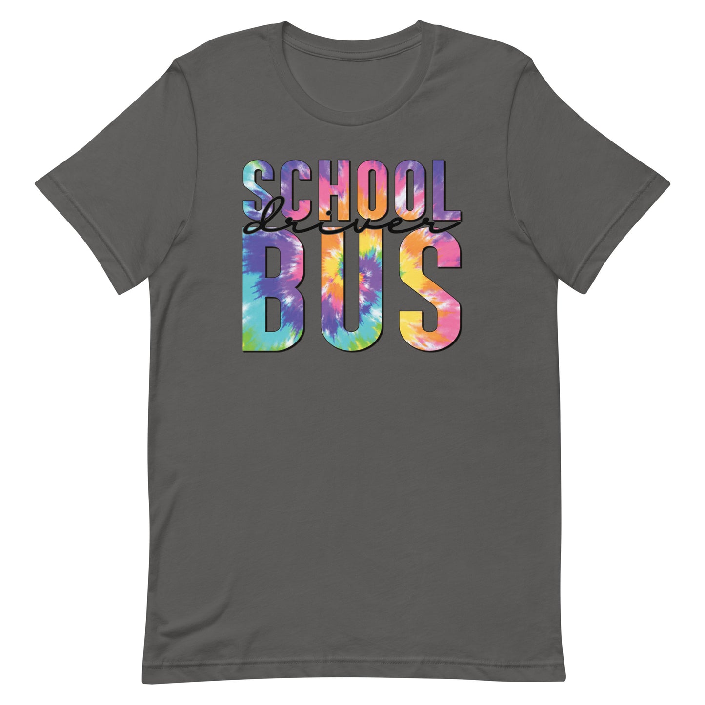 School Bus Driver Tie Dye T-Shirt