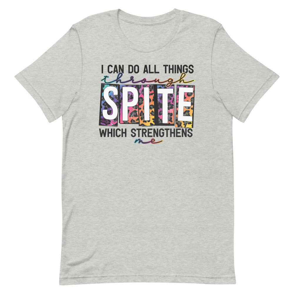 I CAN DO ALL THINGS THROUGH SPITE FUNNY SHIRT