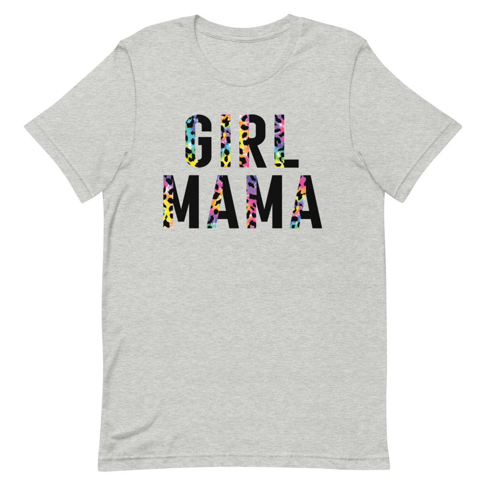 Girl Mama Leopard Tie Dye Shirt