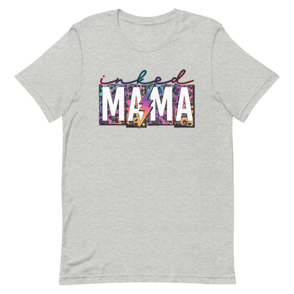 Inked Mama Leopard Lightning Bolt Shirt