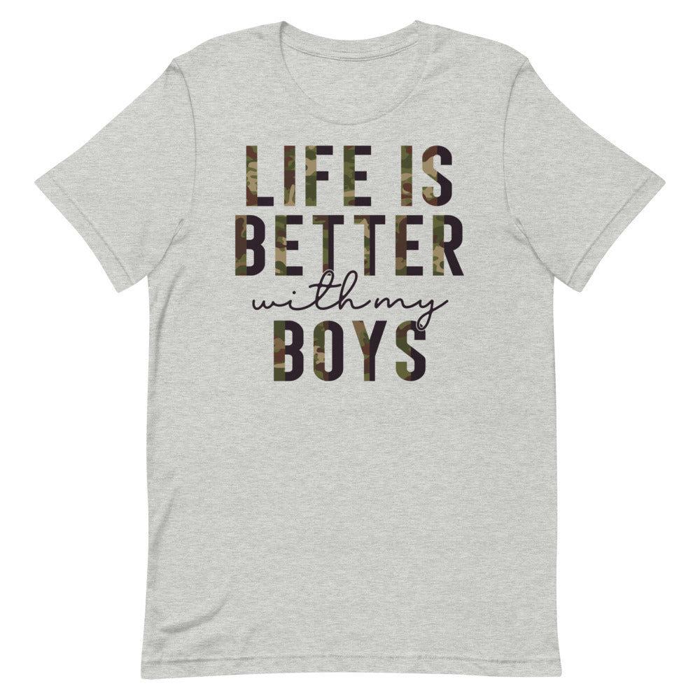 Life is Better With My Boys Mom Shirt