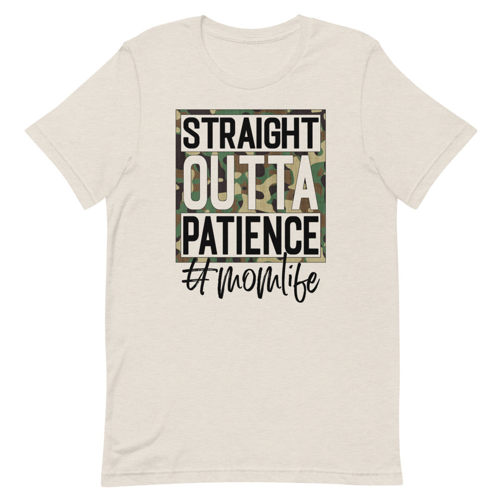 Straight Outta Patience Funny Mom of Boy Mom Life Shirt