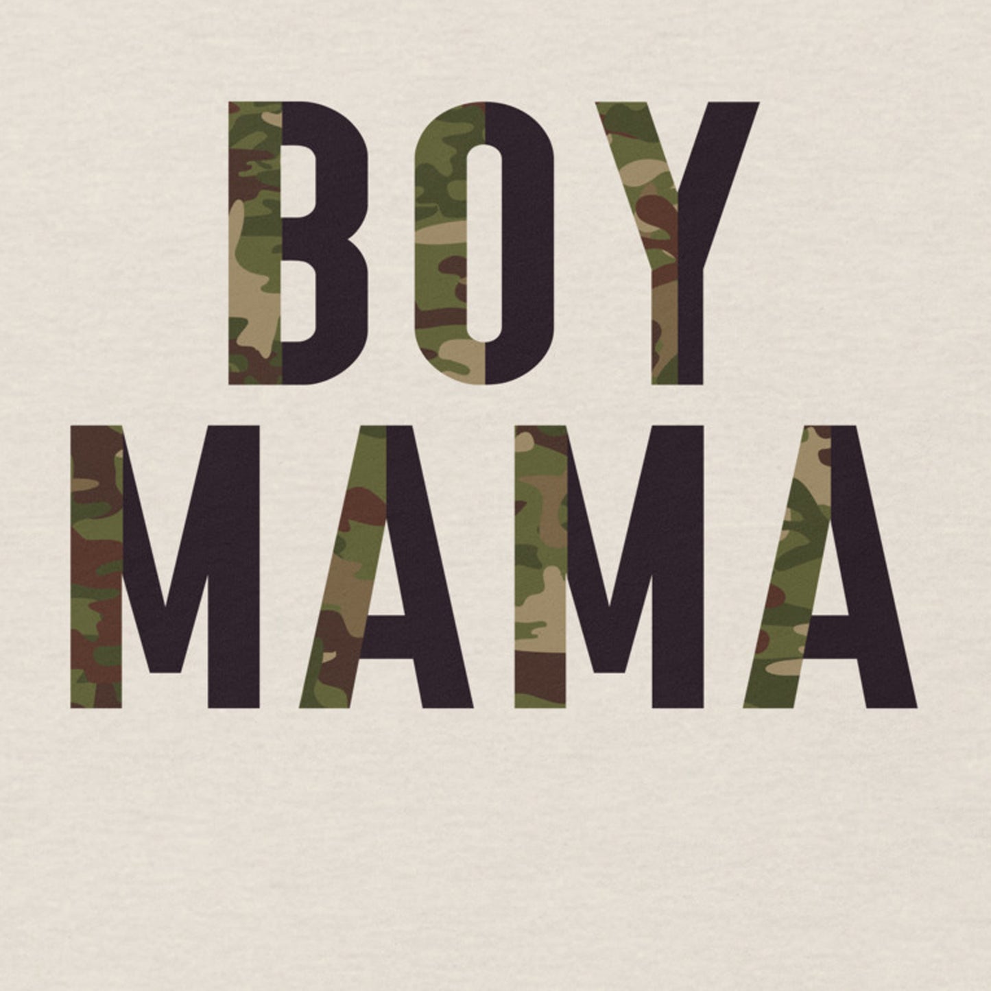 Boy Mama Camo Shirt