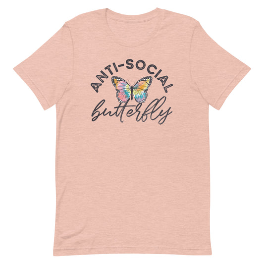 ANTI-SOCIAL BUTTERFLY FUNNY SHIRT