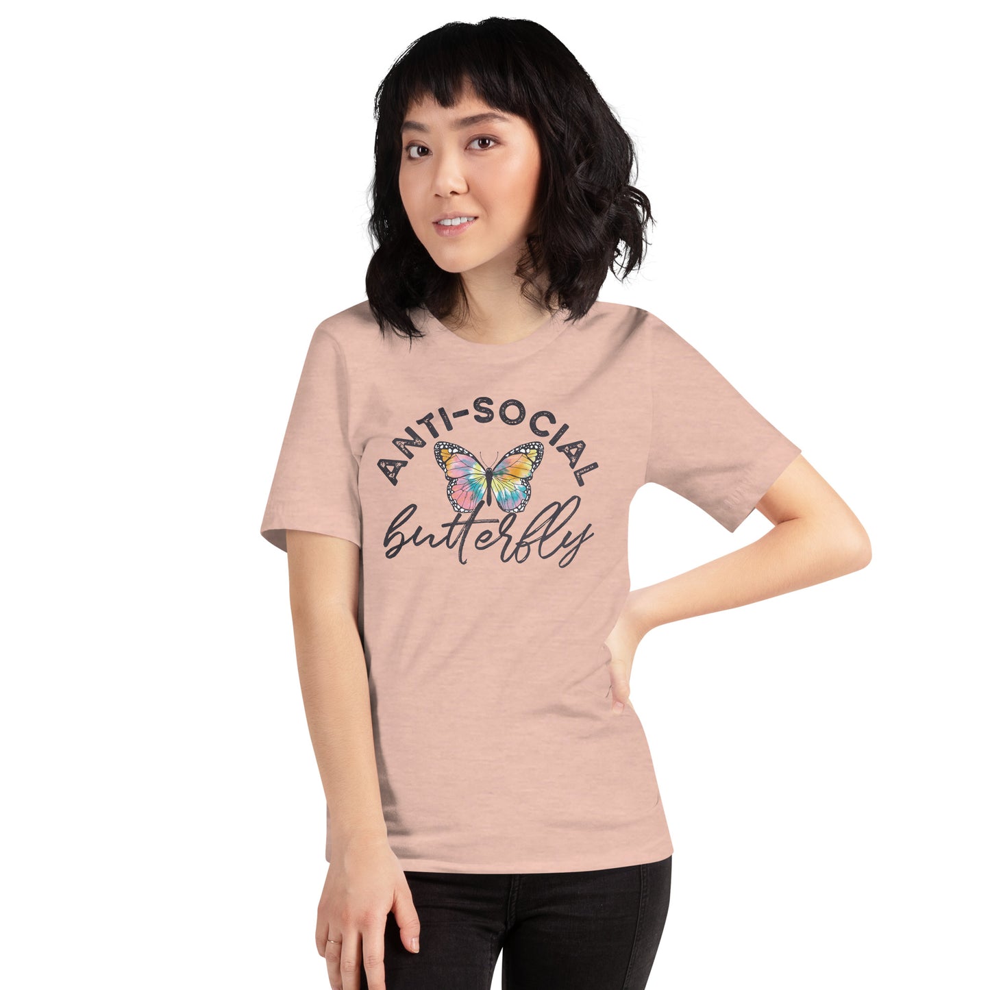 ANTI-SOCIAL BUTTERFLY FUNNY SHIRT