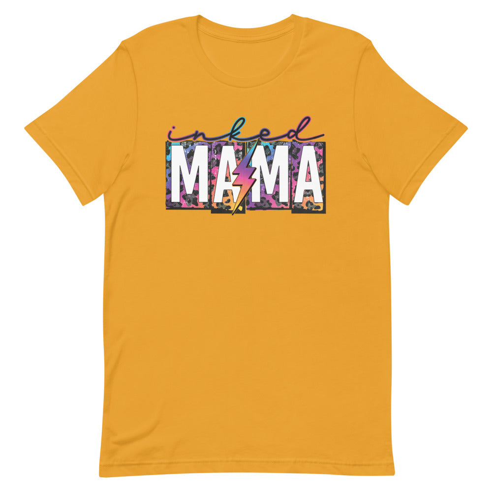 Inked Mama Leopard Lightning Bolt Shirt