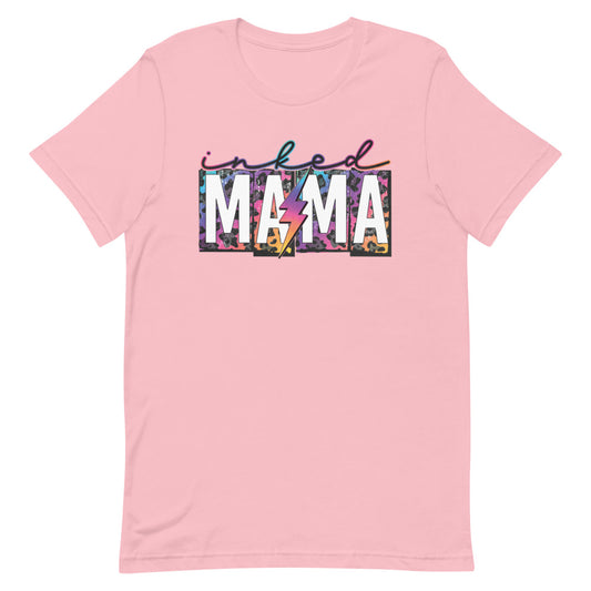 Inked Mama Leopard Lightning Bolt Shirt