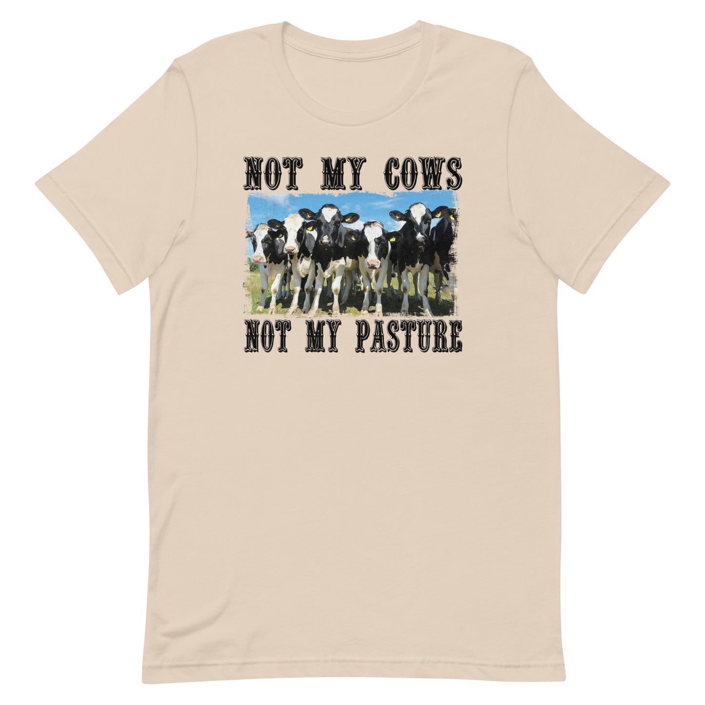 NOT MY COWS NOT MY PASTURE FUNNY SHIRT