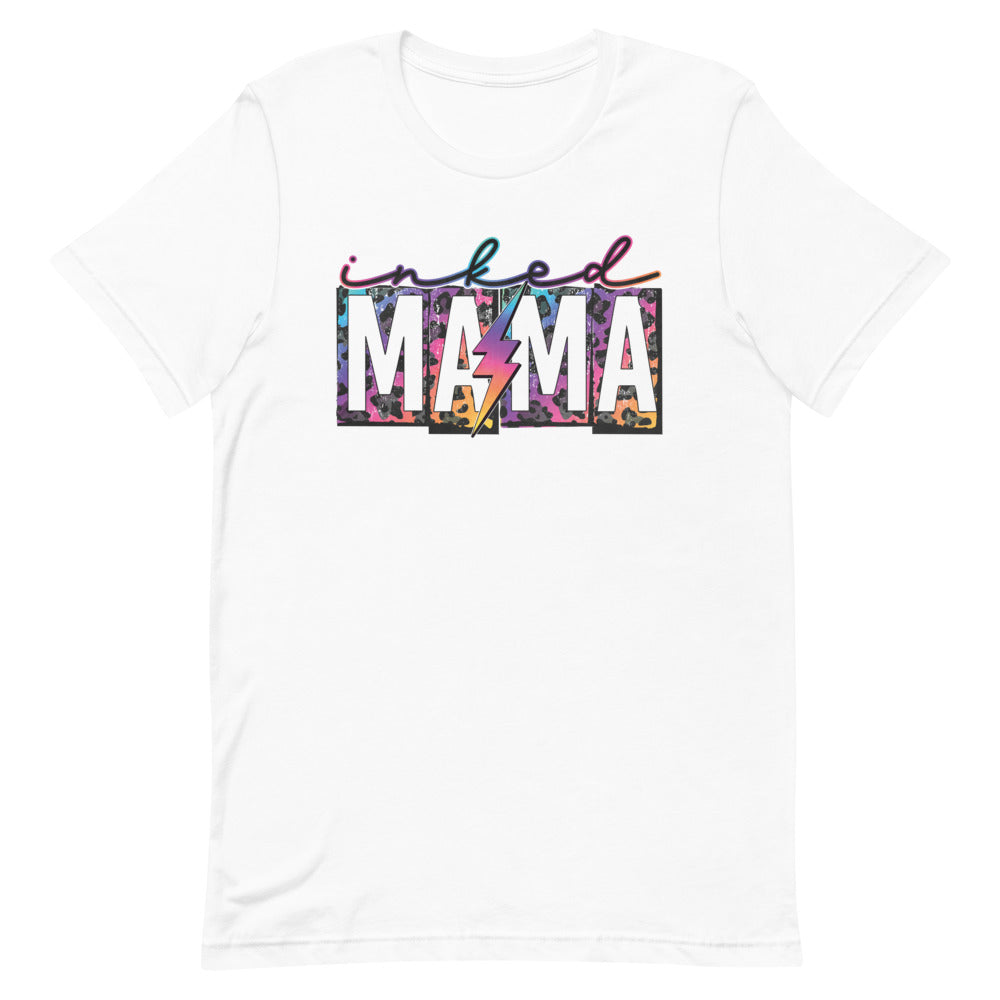 Inked Mama Leopard Lightning Bolt Shirt