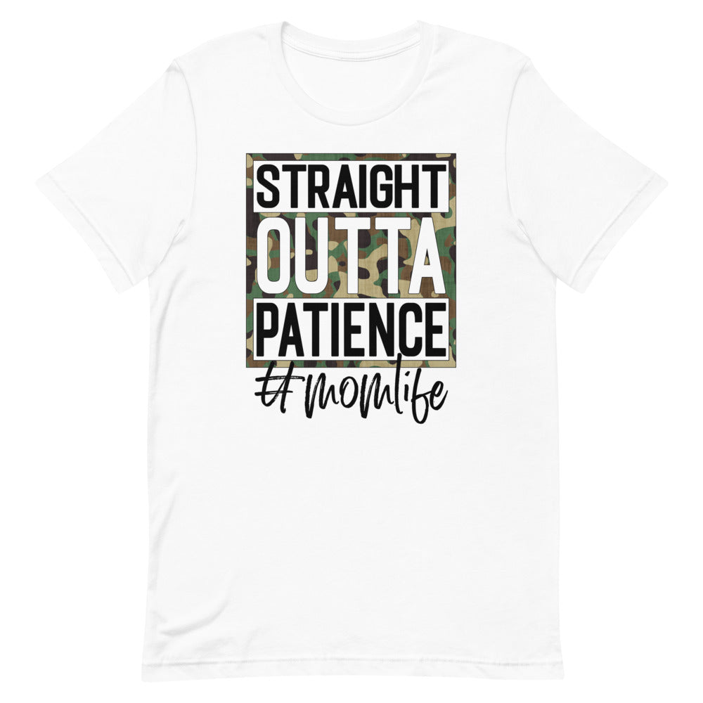 Straight Outta Patience Funny Mom of Boy Mom Life Shirt