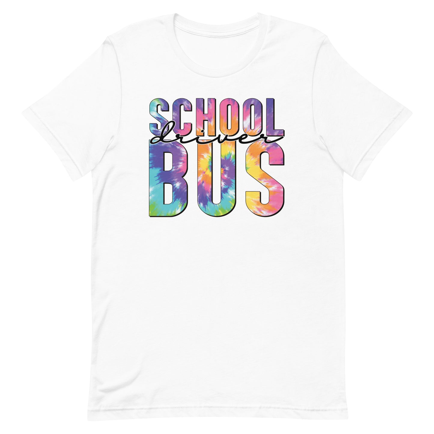 School Bus Driver Tie Dye T-Shirt