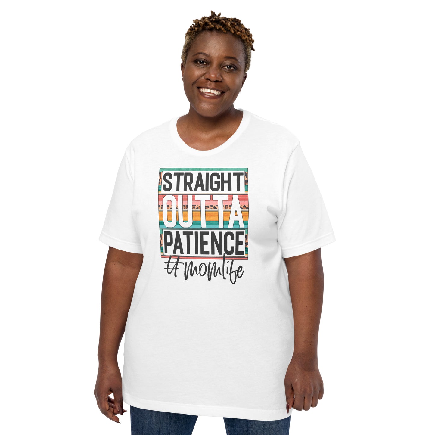 Straight Outta Patience Funny Girl Mom Shirt